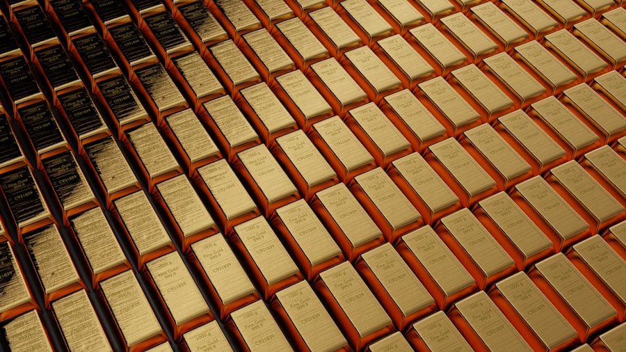 Gold bars representing precious metal refining output